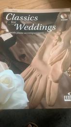 Classics for weddings bladmuziek voor viool en piano met CD, Piano, Ophalen of Verzenden, Zo goed als nieuw, Klassiek