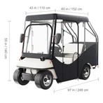 Golfkarhoes, waterdicht, zonwerend, 420D polyester, 4-zits,, Verzenden, Nieuw