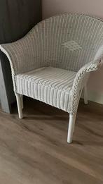 Rotan stoel wit, Huis en Inrichting, Fauteuils, Ophalen of Verzenden, Gebruikt, Riet of Rotan