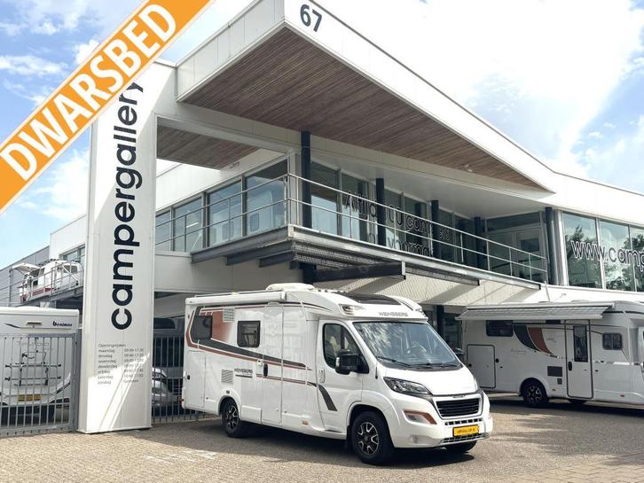 Weinsberg Pepper 600 MEG DWARSBED DAKAIRCO 2X ZONNEPANEEL, Caravans en Kamperen, Campers, Bedrijf, tot en met 3, Half-integraal