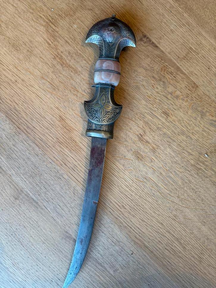 Antieke Marokkaanse dolk, Verzamelen, Militaria | Algemeen, Overige soorten, Mes of Dolk, Overige gebieden, Ophalen
