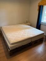 Lattenbodem + matrassen en topper, Huis en Inrichting, Slaapkamer | Matrassen en Bedbodems, Ophalen, Gebruikt, Tweepersoons, Bedbodem