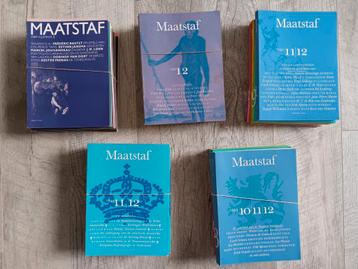 Literair Tijdschrift MAATSTAF: 5 jaargangen 1989 - 1993 beschikbaar voor biedingen