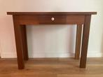 Eikenhout side table, Ophalen of Verzenden, 25 tot 50 cm, Rechthoekig, Eikenhout