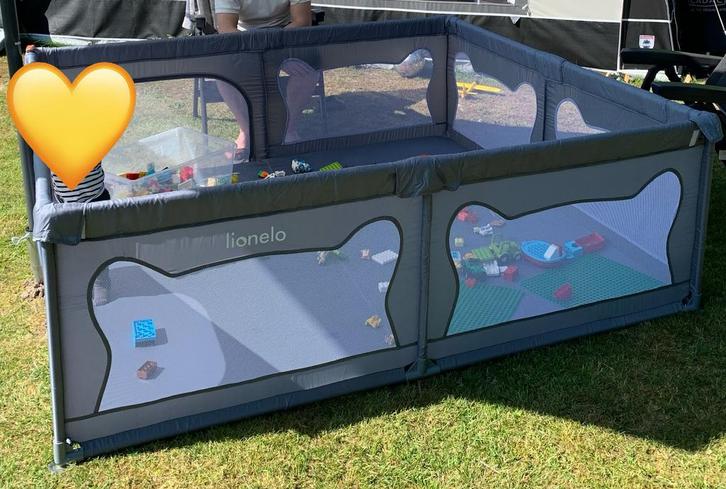 Grondbox Willow XL Lionelo 187x 207x68cm > of helft ervan :), Kinderen en Baby's, Boxen, Gebruikt, Rechthoekig, Ophalen