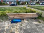 Houte balken,hekken en schutting panelen, Doe-het-zelf en Verbouw, Hout en Planken, Ophalen of Verzenden, Zo goed als nieuw, 50 mm of meer