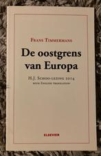 De oostgrens van Europa door Frans Timmermans, Frans Timmermans, Europa, Nieuw, Ophalen of Verzenden