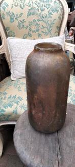 Leuke brocante vaas goud/ bruin kleurig, Overige kleuren, ., Ophalen of Verzenden, .