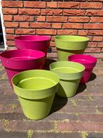 Gezellige bloempotjes om je tuin op te fleuren, Kunststof, Gebruikt, Minder dan 30 cm, Minder dan 60 cm