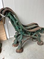 Gietijzeren tuinbank steunen, Ophalen, Gebruikt, Overige materialen