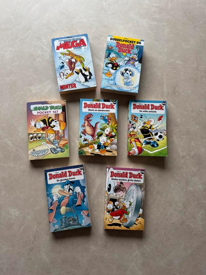 7x Donald Duck Pocket, Boeken, Strips | Comics, Zo goed als nieuw, Meerdere comics, Europa, Ophalen of Verzenden