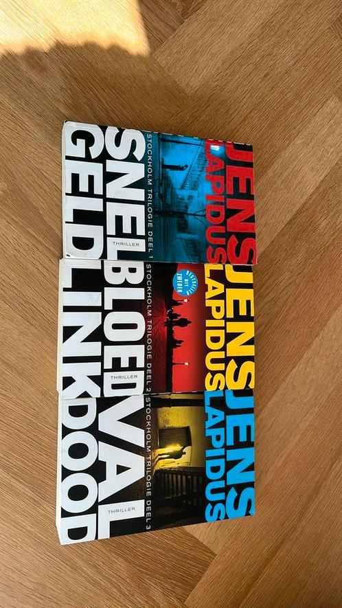 Jens Lapidus de Stockholm trilogie deel 1-2-3, Boeken, Avontuur en Actie, Gelezen, Ophalen of Verzenden