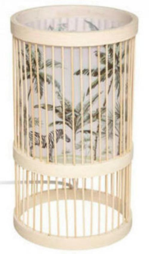 Nachtlampje Bamboe Safari, Kinderen en Baby's, Kinderkamer | Inrichting en Decoratie, Nieuw, Lamp, Ophalen of Verzenden