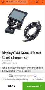 Babboe Display GWA G600 LED met kabel. *New*, Fietsen en Brommers, Fietsonderdelen, Babboe, Algemeen, Overige typen, Nieuw