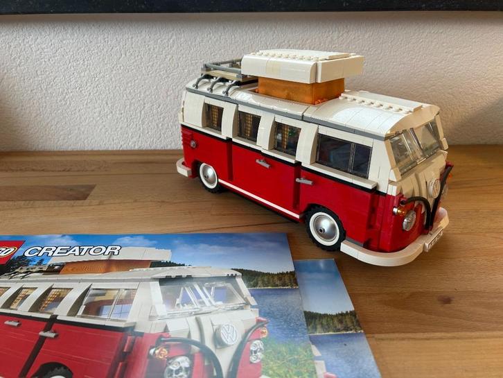 Lego Creator Expert 10220 - Volkswagen T1 Camper Van VW Bus, Kinderen en Baby's, Speelgoed | Duplo en Lego, Zo goed als nieuw