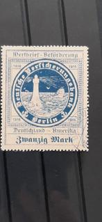 Duits-Rijk. Schiffpost. B Ozean Rederei N.r: 6., Ophalen of Verzenden, Duitse Keizerrijk, Gestempeld