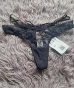 Zwarte hunkemöller string xs, Hunkemöller, Ophalen of Verzenden, Zwart, String