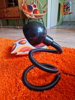 Vintage slangenlamp/ snake lamp., Huis en Inrichting, Lampen | Tafellampen, Ophalen of Verzenden, Zo goed als nieuw, Minder dan 50 cm