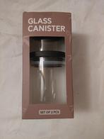 Nieuwe glazen voorraadpotten - set van 2, Ophalen, Nieuw