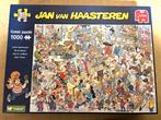 Jan van Haasteren puzzel 1000 - bij de kapper, Hobby en Vrije tijd, Ophalen of Verzenden, 500 t/m 1500 stukjes, Zo goed als nieuw