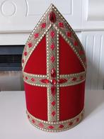 Sinterklaas mijter nieuw! Nu met gratis Sinterklaas ring!!!, Diversen, Sinterklaas, Ophalen of Verzenden, Nieuw