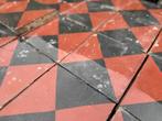 15m2 oude cement tegels 20x20x2 cm., Antiek en Kunst, Curiosa en Brocante, Ophalen of Verzenden