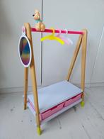 Kledingrek poppenkleding met spiegel en hangertjes, Ophalen, Zo goed als nieuw, Overige typen