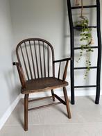 1 eetkamerstoel/fauteuil (Vintage/Scandinavisch/jaren60, Huis en Inrichting, Stoelen, Gebruikt, Bruin, Ophalen of Verzenden, Eén