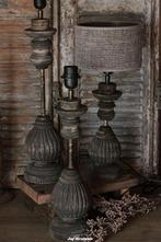 Balusterlamp bol 'antique black', Www.jufbrocante.nl, Www.jufbrocante.nl, Nieuw, Ophalen of Verzenden