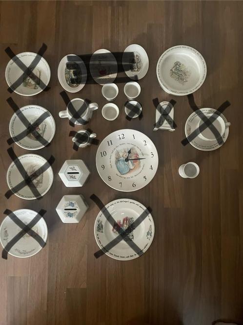 Servies wedgwood peter rabbit, Antiek en Kunst, Antiek | Servies compleet, Ophalen of Verzenden
