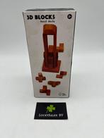 Partij 3D Blocks houten puzzelblokken 100 st. -nieuw- bieden, Ophalen, Nieuw, Nvt, Nvt