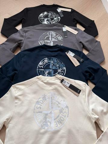 Stone island trui sweater met rug print beschikbaar voor biedingen