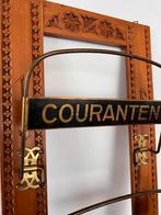 Art deco Houten Krantenrek, Ophalen of Verzenden, Gebruikt