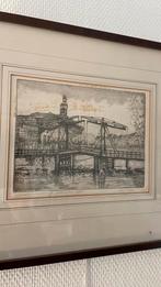 Ets appelmarktbrug Schiedam, Antiek en Kunst, Ophalen of Verzenden