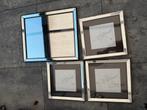 Decoratie spiegel 4x, Huis en Inrichting, Woonaccessoires | Spiegels, Minder dan 50 cm, Vierkant, Nieuw, Ophalen of Verzenden