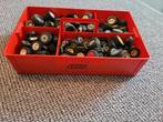 Partij X131=Lego bak met Lego technic wielen, Lego, Lego, Gebruikt, Lego