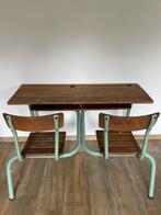 Lessenaar oud vintage bureau schoolbank, Kinderen en Baby's, Kinderkamer | Tafels en Stoelen, Ophalen of Verzenden, Gebruikt