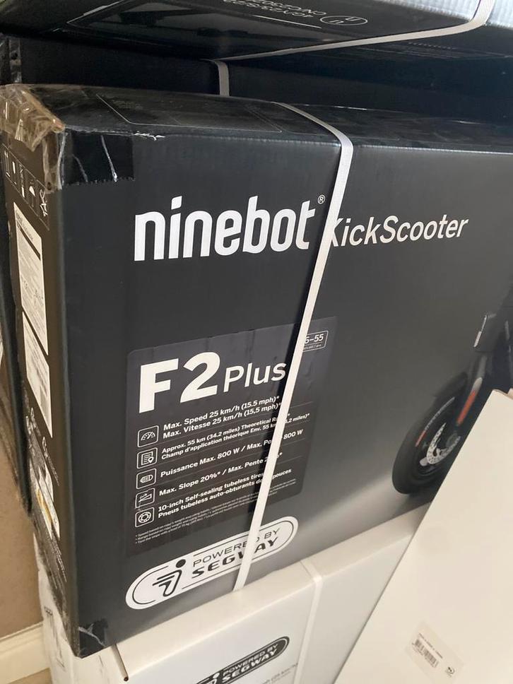 Nieuwe Segway Ninebot F2 Plus E-step in Doos, Fietsen en Brommers, Steps, Nieuw, Elektrische step (E-scooter), Ophalen