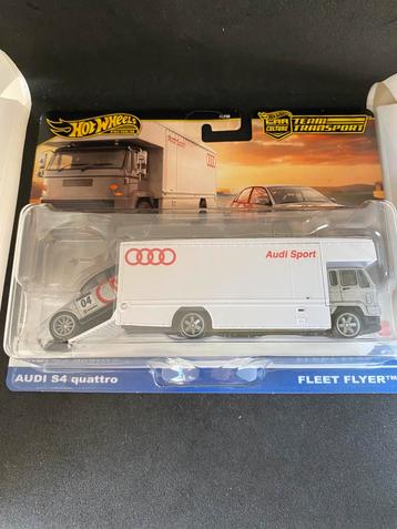 Hot wheels Audi s4 Quattro team transport  beschikbaar voor biedingen
