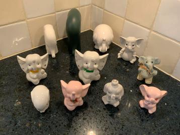 Collection of Elephant Figurines 11x beschikbaar voor biedingen