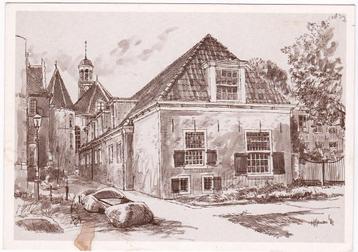 Assen Museumlaantje -tek. Marius Jansen SN 259.   beschikbaar voor biedingen