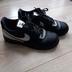 NIKE 3M AIR FORCE 1 zwart metalic zilver MAAT 44 ZGAN, Zwart, Nike, Ophalen of Verzenden, Sneakers of Gympen