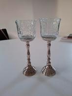 Kaarsen standaards vintage/ brocante, Ophalen of Verzenden, Metaal, Minder dan 25 cm