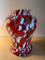 Art deco spatterglas vaas, Ophalen