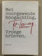 Tom Lanoye: Met voorgewende hoogachting (bibliofiel), Boeken, Ophalen of Verzenden, Nederland