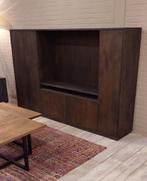 tv meubel, Ophalen, Eikenhout, Nieuw, Minder dan 100 cm