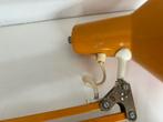 Vintage gele schaarlamp, Huis en Inrichting, Gebruikt, 50 tot 75 cm, Vintage, Ophalen of Verzenden