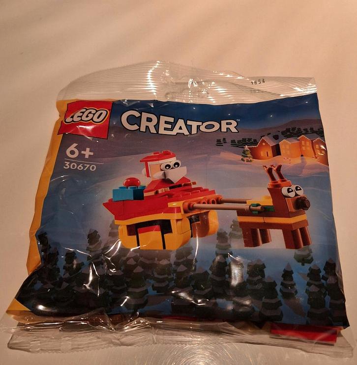 Lego 30670 - Sledetocht van de Kerstman, Kinderen en Baby's, Speelgoed | Duplo en Lego, Nieuw, Lego, Complete set, Ophalen of Verzenden