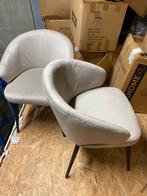 Nieuw-Stoel-Beige-2 Stuks, Huis en Inrichting, Stoelen, Ophalen, Nieuw, Overige kleuren, Eén