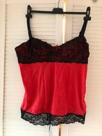 Bustier Hemdje maat 42-44 cup C rood zwart, Kleding | Dames, Ondergoed en Lingerie, Ophalen of Verzenden, Rood